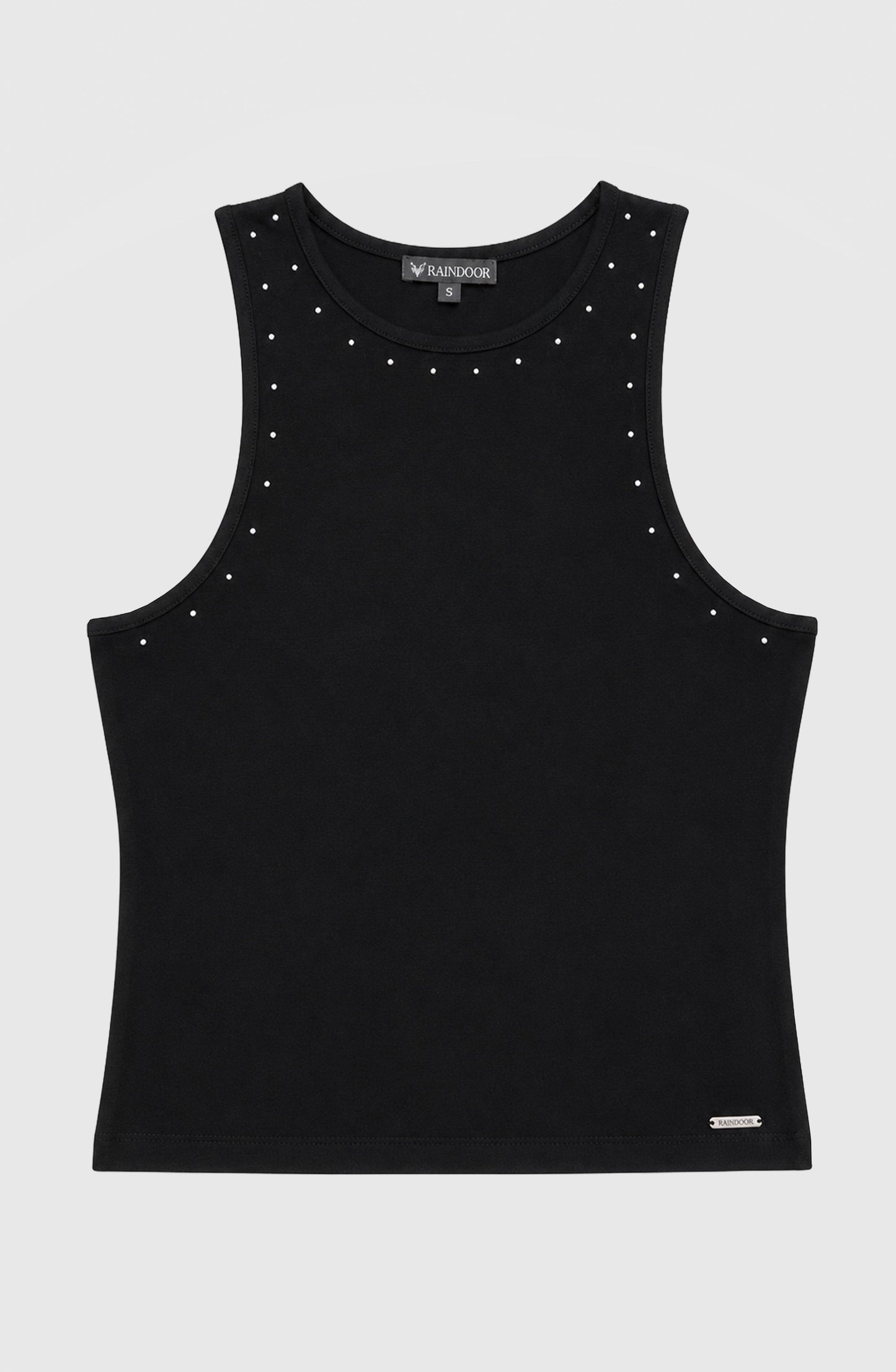Remera Tank Tachas Black
