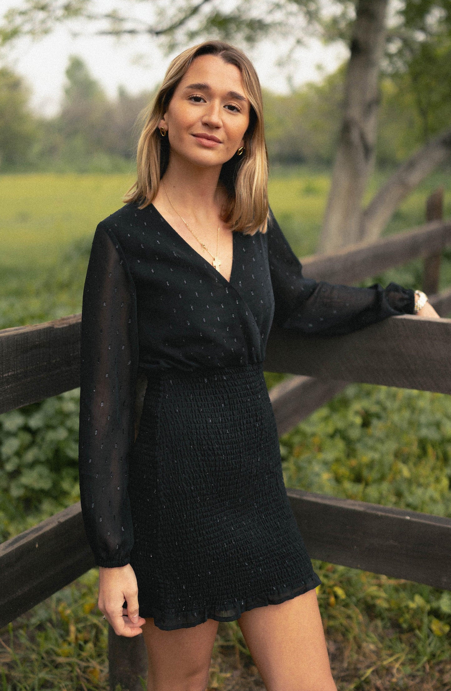 Vestido Panal Black