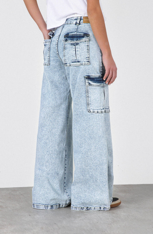 Pantalón Bag Blue