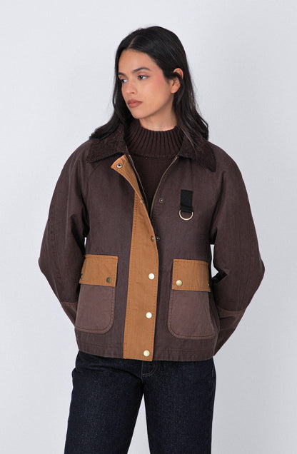 Campera Encerada Brown