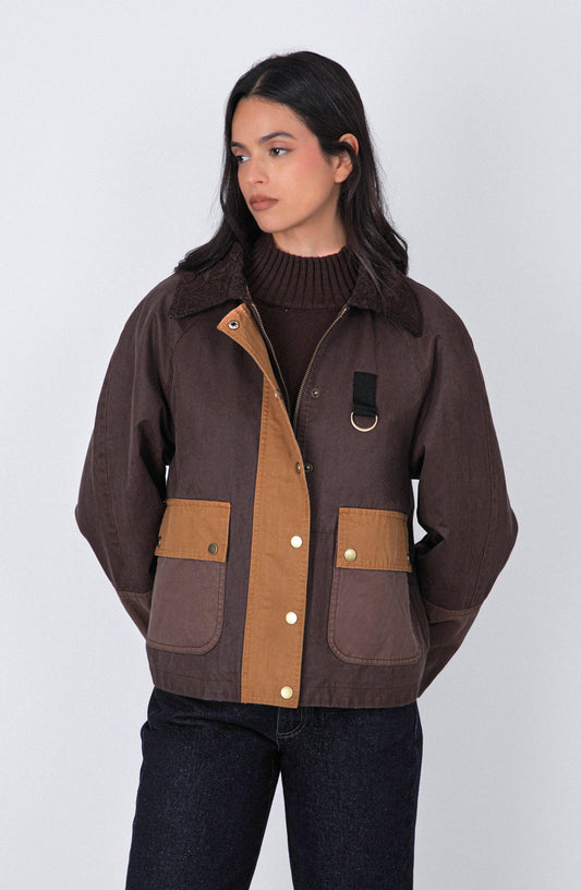Campera Encerada Brown