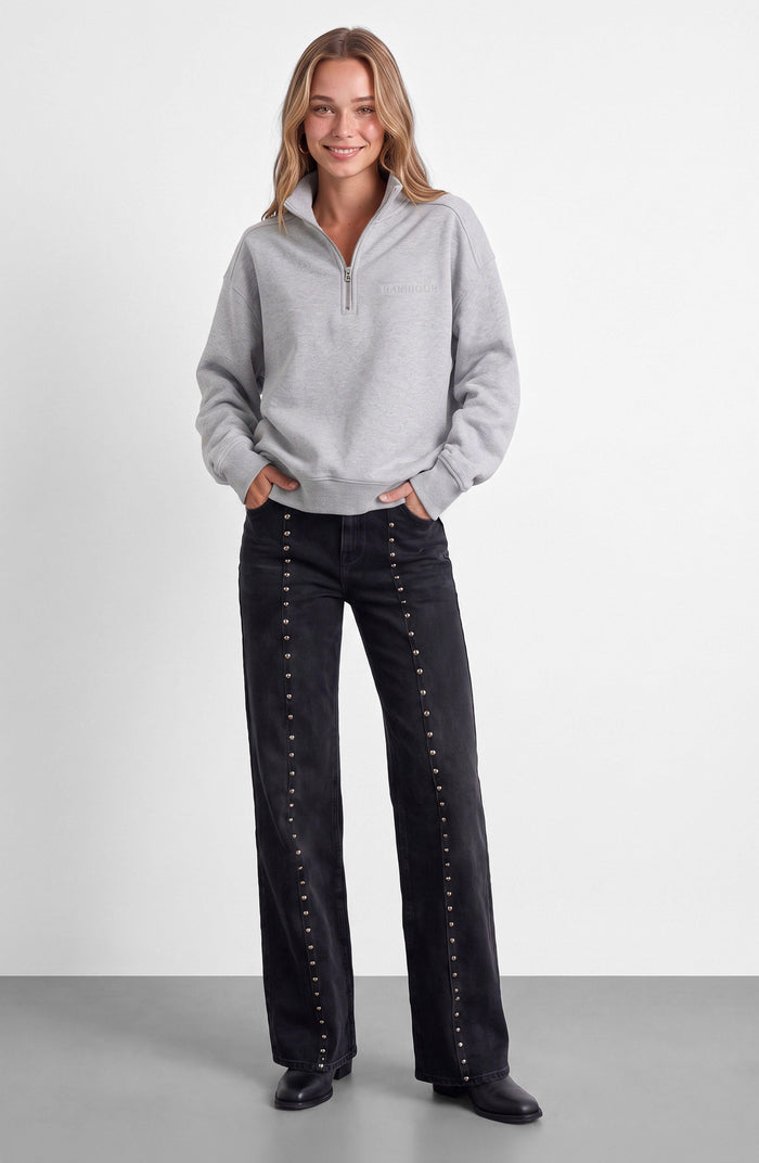 Buzo Mid Zipper Grey