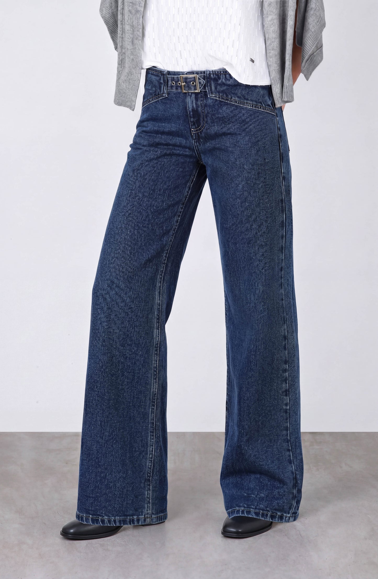 Pantalón Hebilla Tiro Bajo