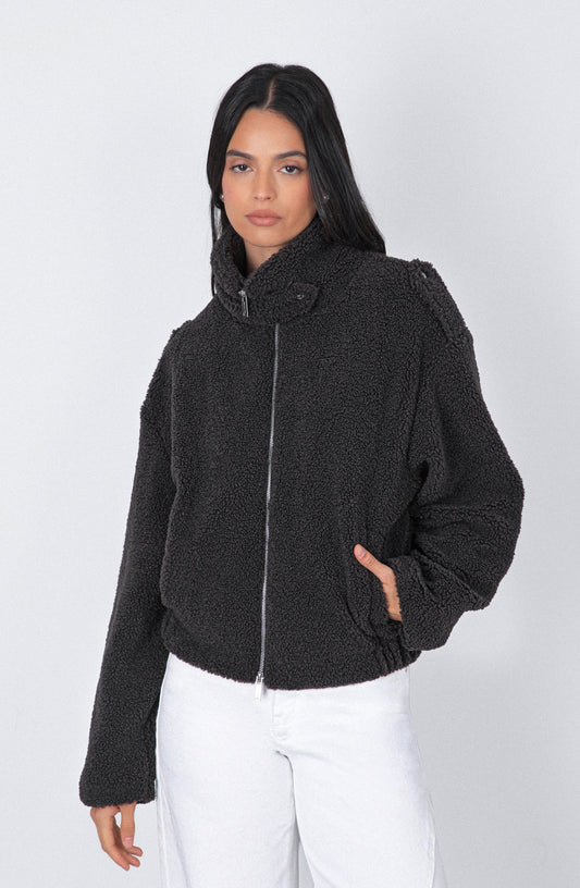 Corderito Cuello Funnel Black