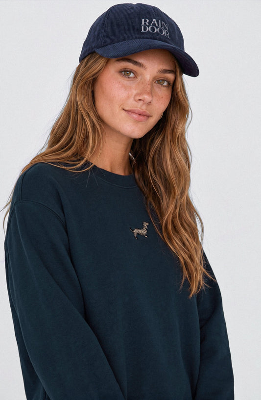 Buzo Crew Neck Perro Black