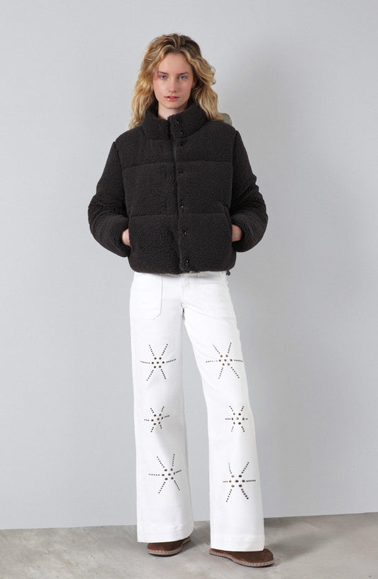 Corderito Campera Puffer Gray