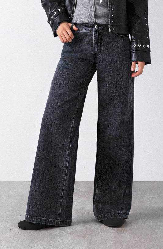Pantalón Low Rise Black