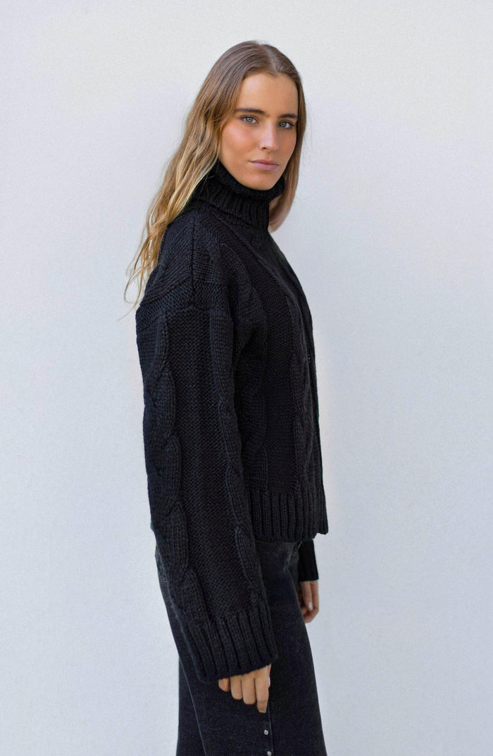 Sweater Trenzado Black
