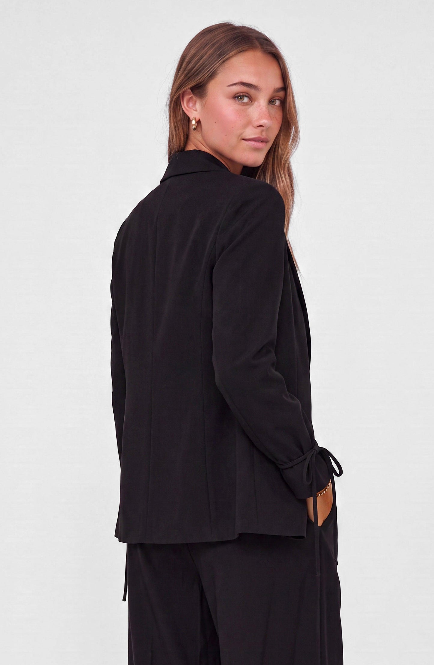 Blazer Tencel Black