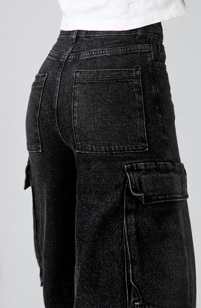 Pantalón Cargo Black