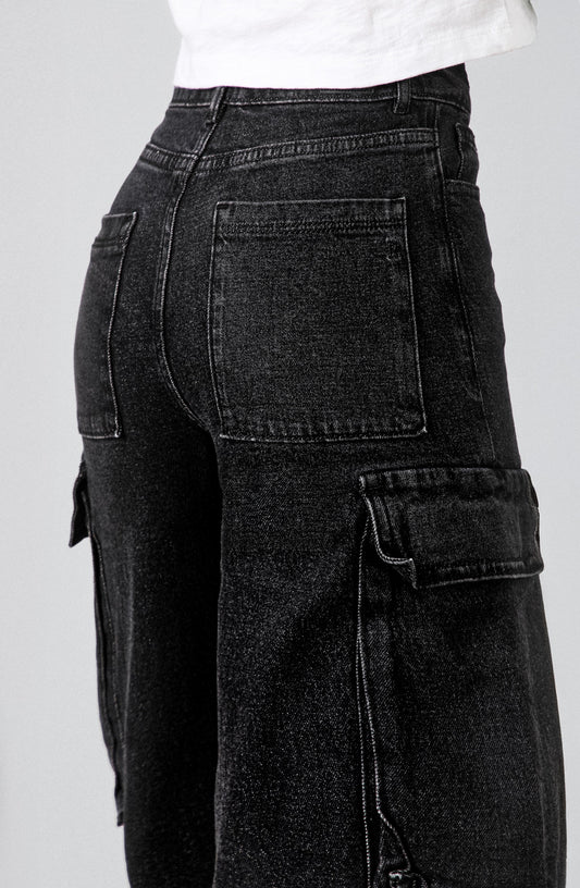 Pantalón Cargo Black
