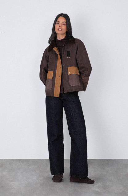 Campera Encerada Brown