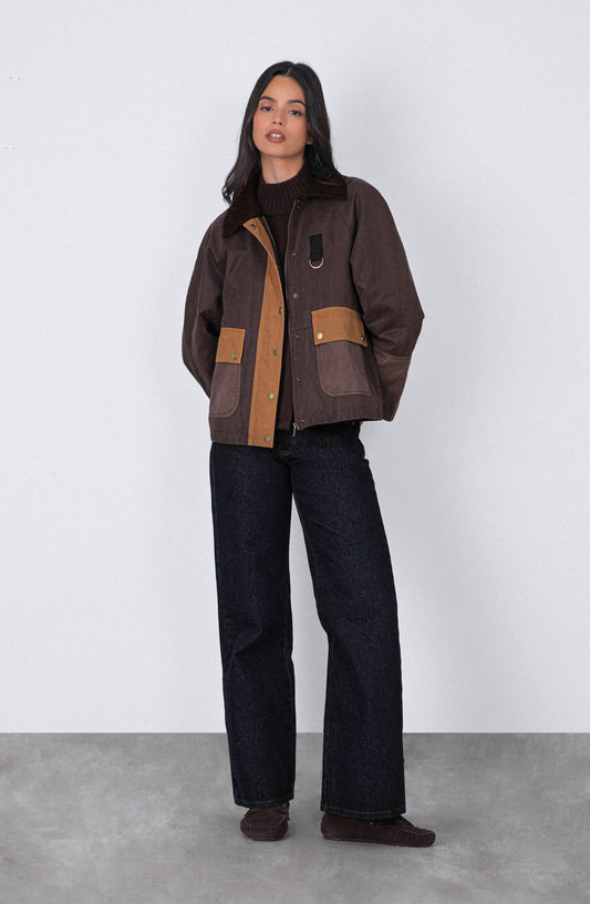 Campera Encerada Brown