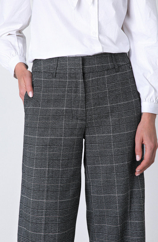 Pantalón Tejido Lurex Grey
