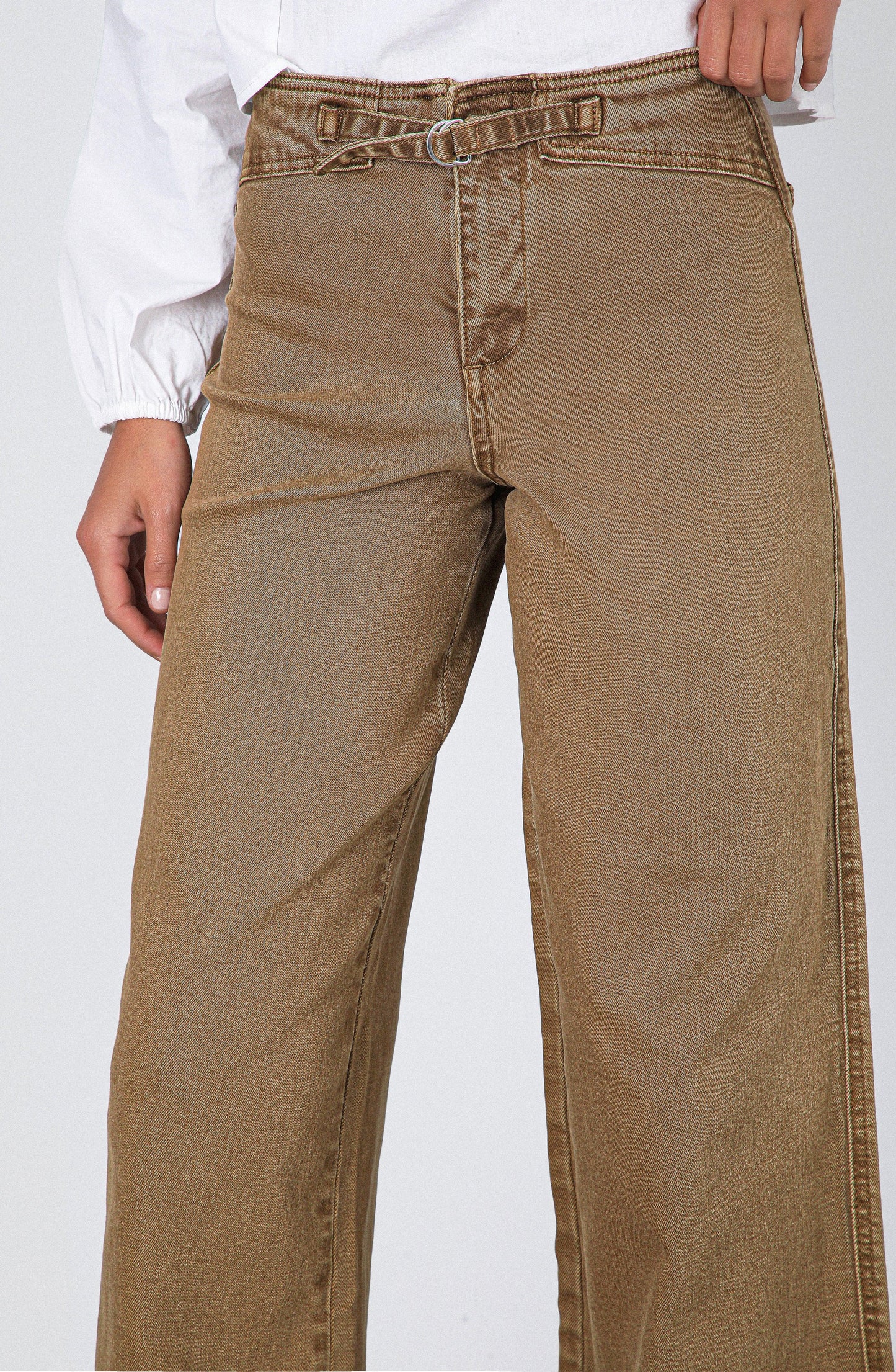 Pantalón Pretina Ajustada Brown
