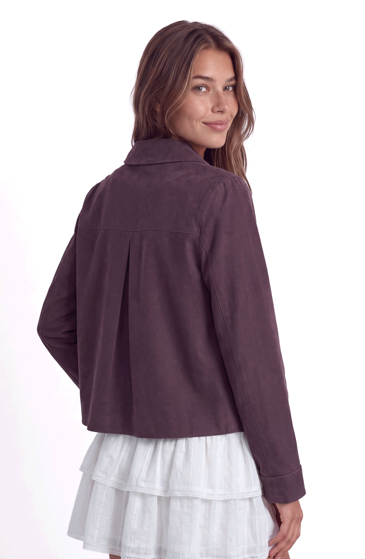 Campera Cuello Bebé Purple