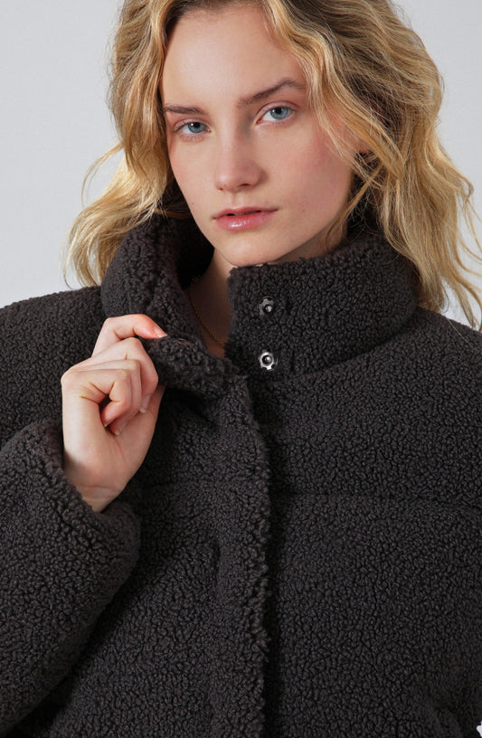 Corderito Campera Puffer Gray