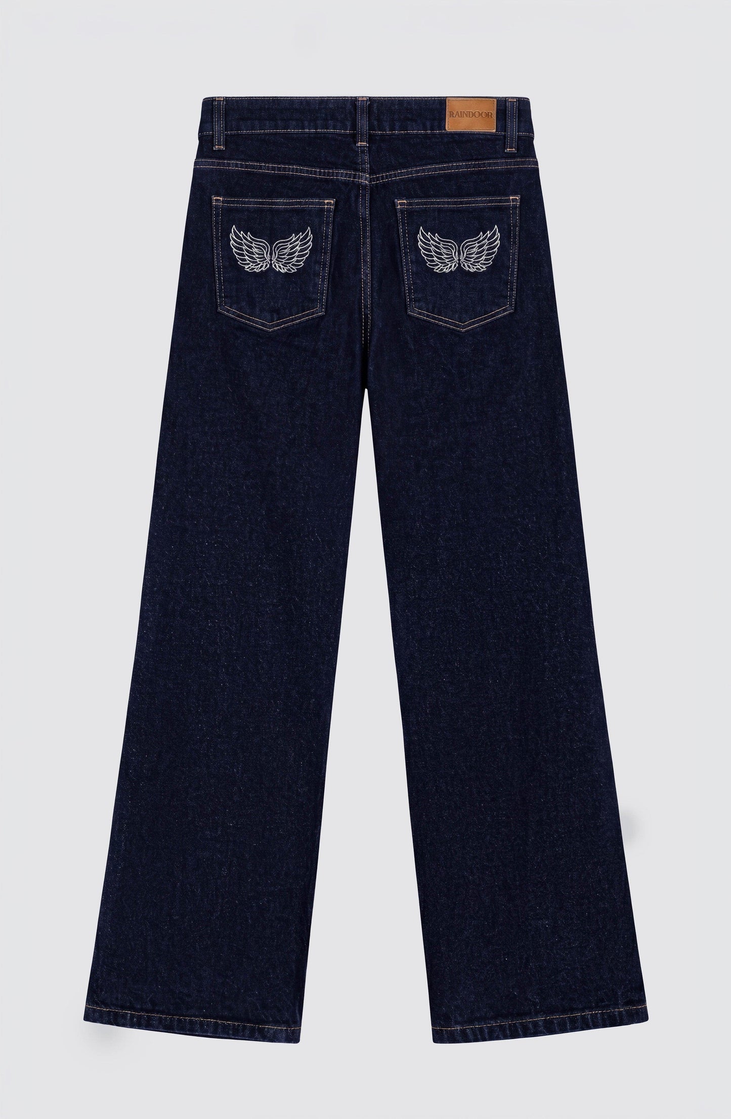 Pantalón Bordado Alas Tiro Bajo