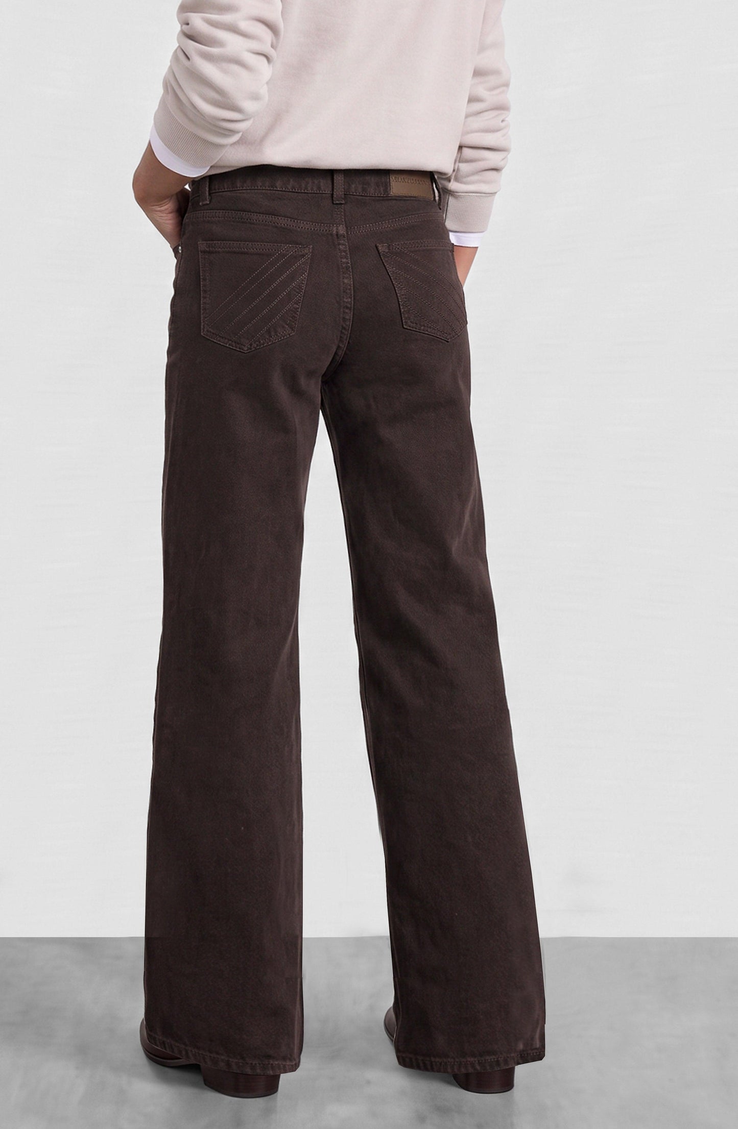 Pantalón Plisado Brown