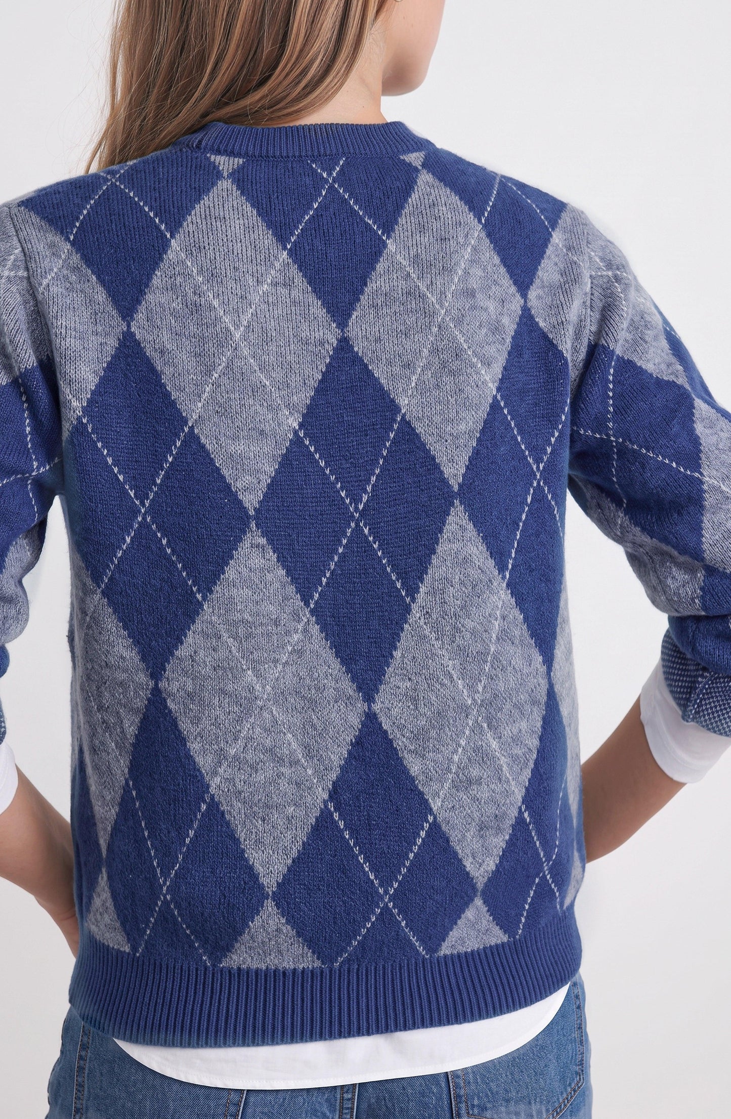 Sweater Rombos Grey
