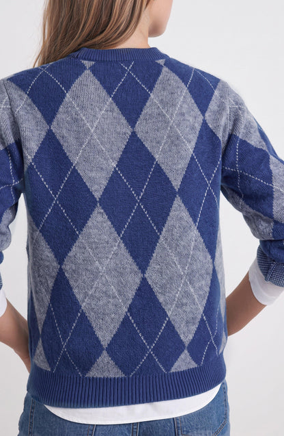 Sweater Rombos Grey