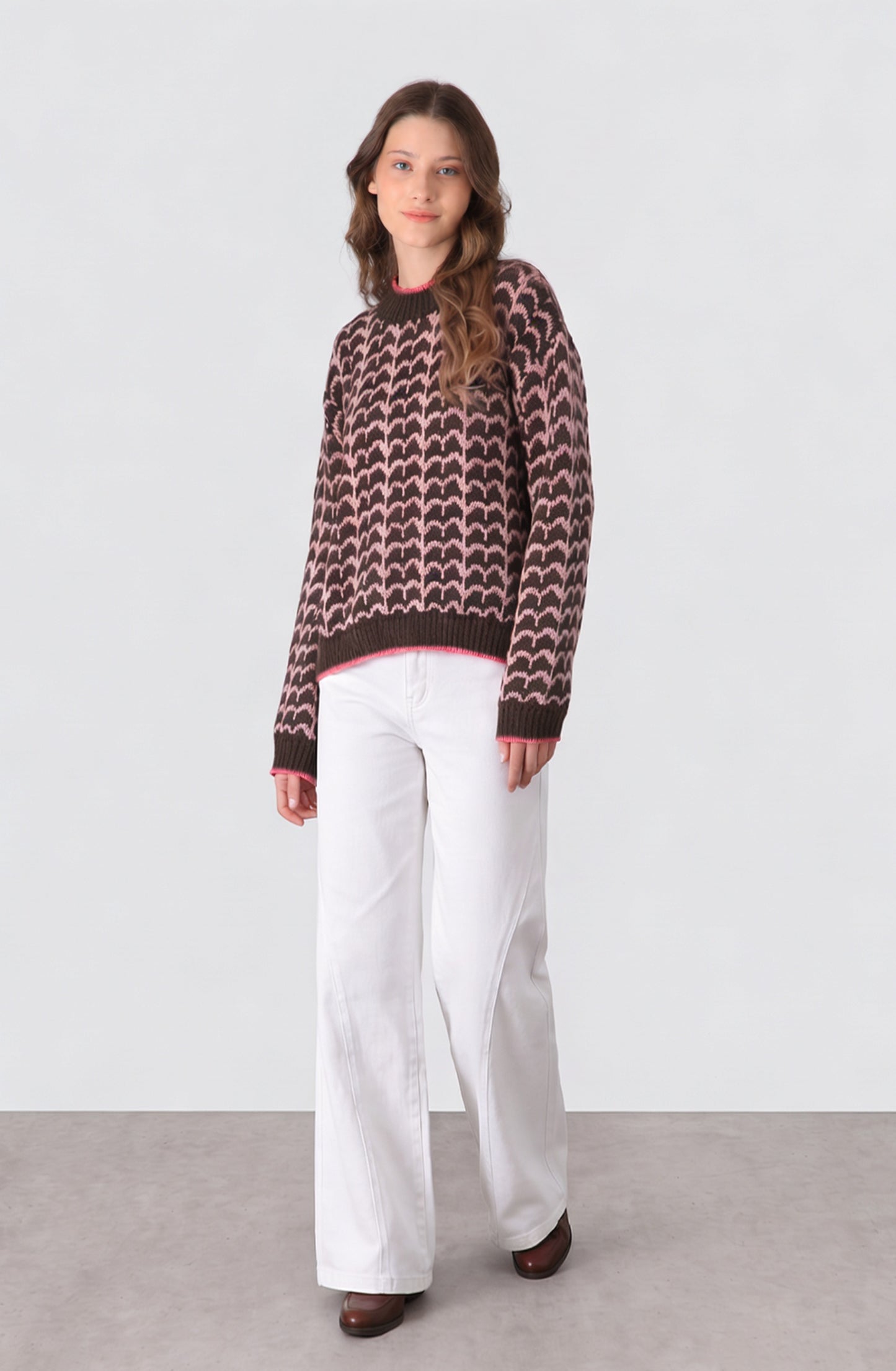 Sweater Ondas Fucsia