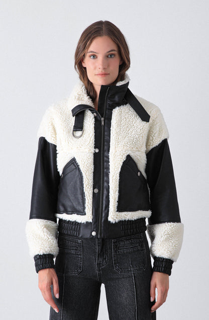 Corderito Pu Sherpa Bone