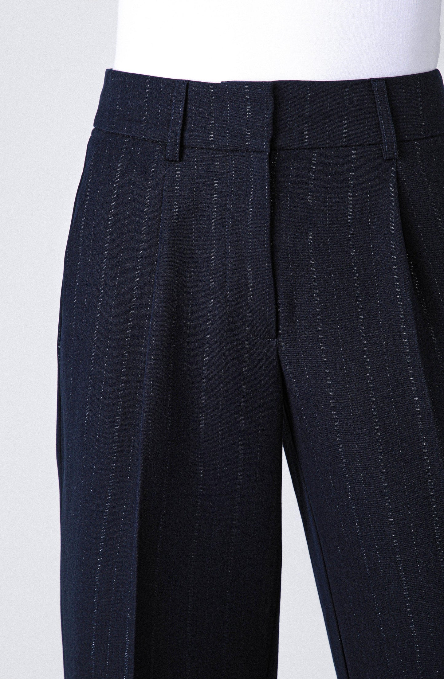 Pantalón Líneas Lurex Navy