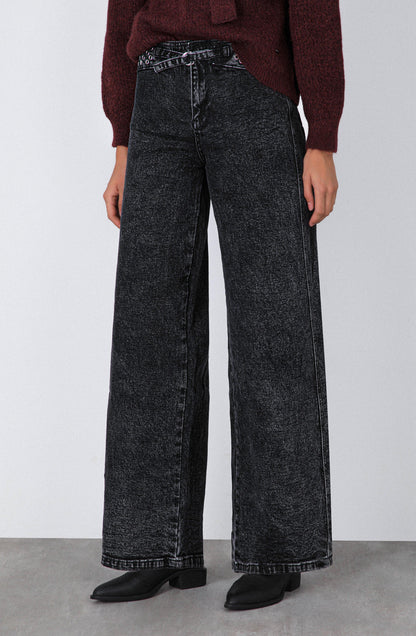 Pantalón Pretina Ojal Black