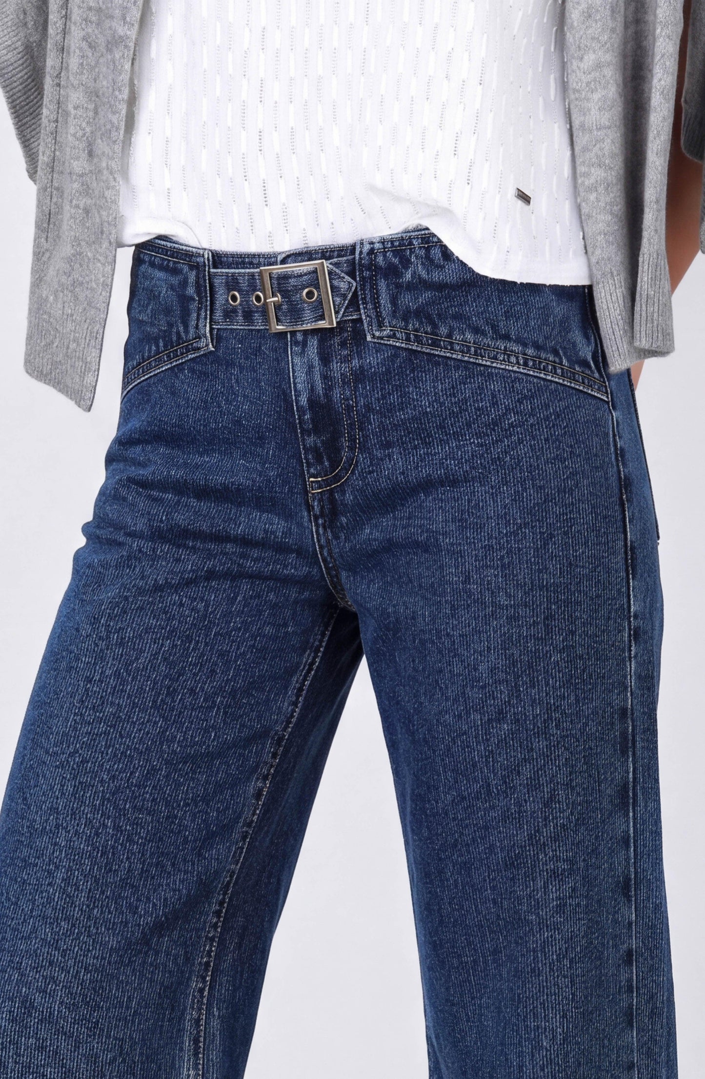 Pantalón Hebilla Tiro Bajo