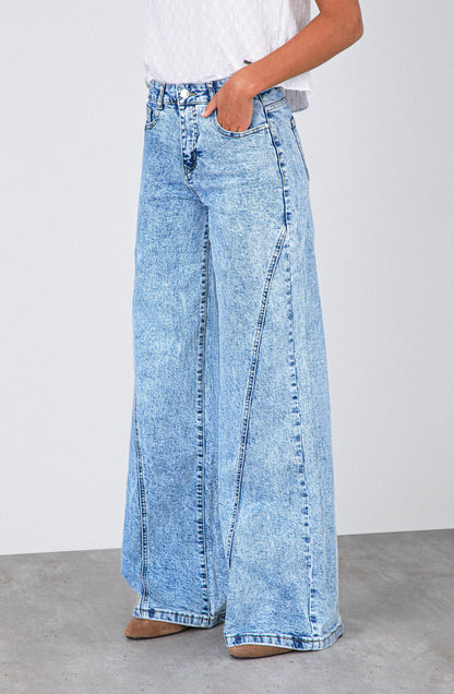 Pantalón Corte Pierna Blue
