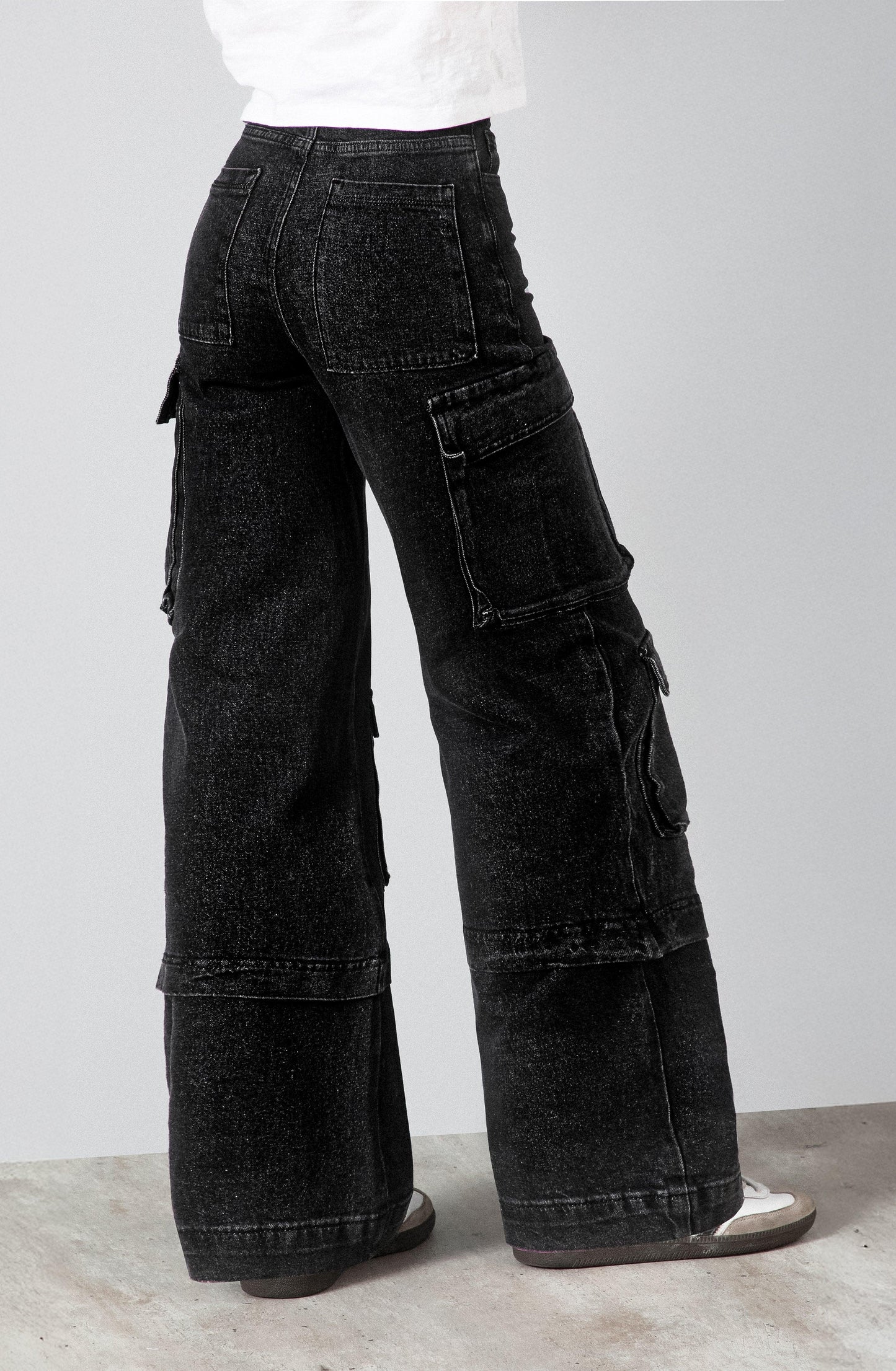 Pantalón Cargo Black