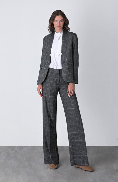 Pantalón Tejido Lurex Grey