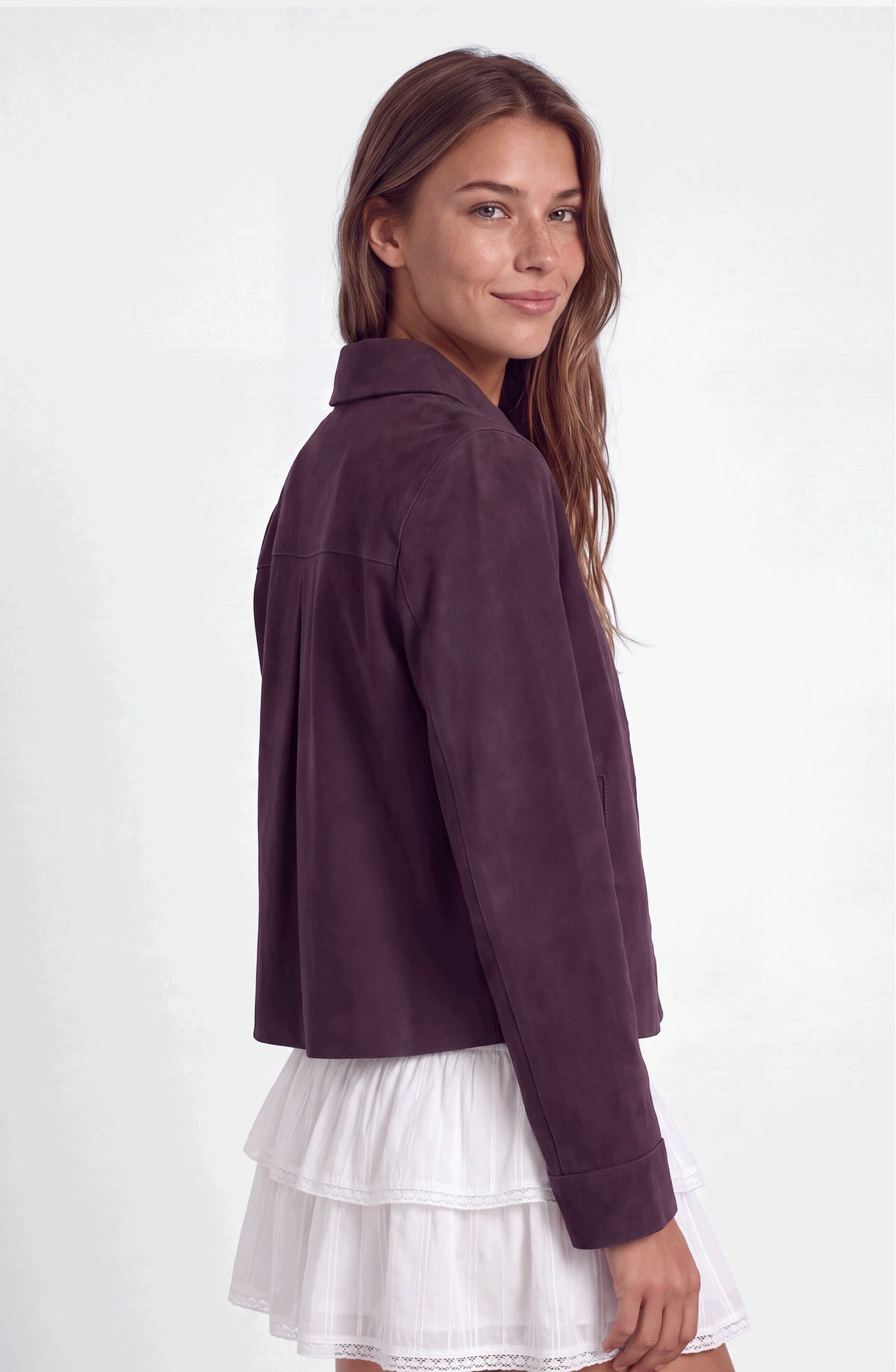 Campera Cuello Bebé Purple