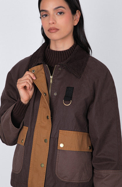 Campera Encerada Brown