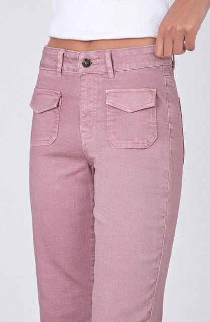 Pantalón Flare Pocket Pink
