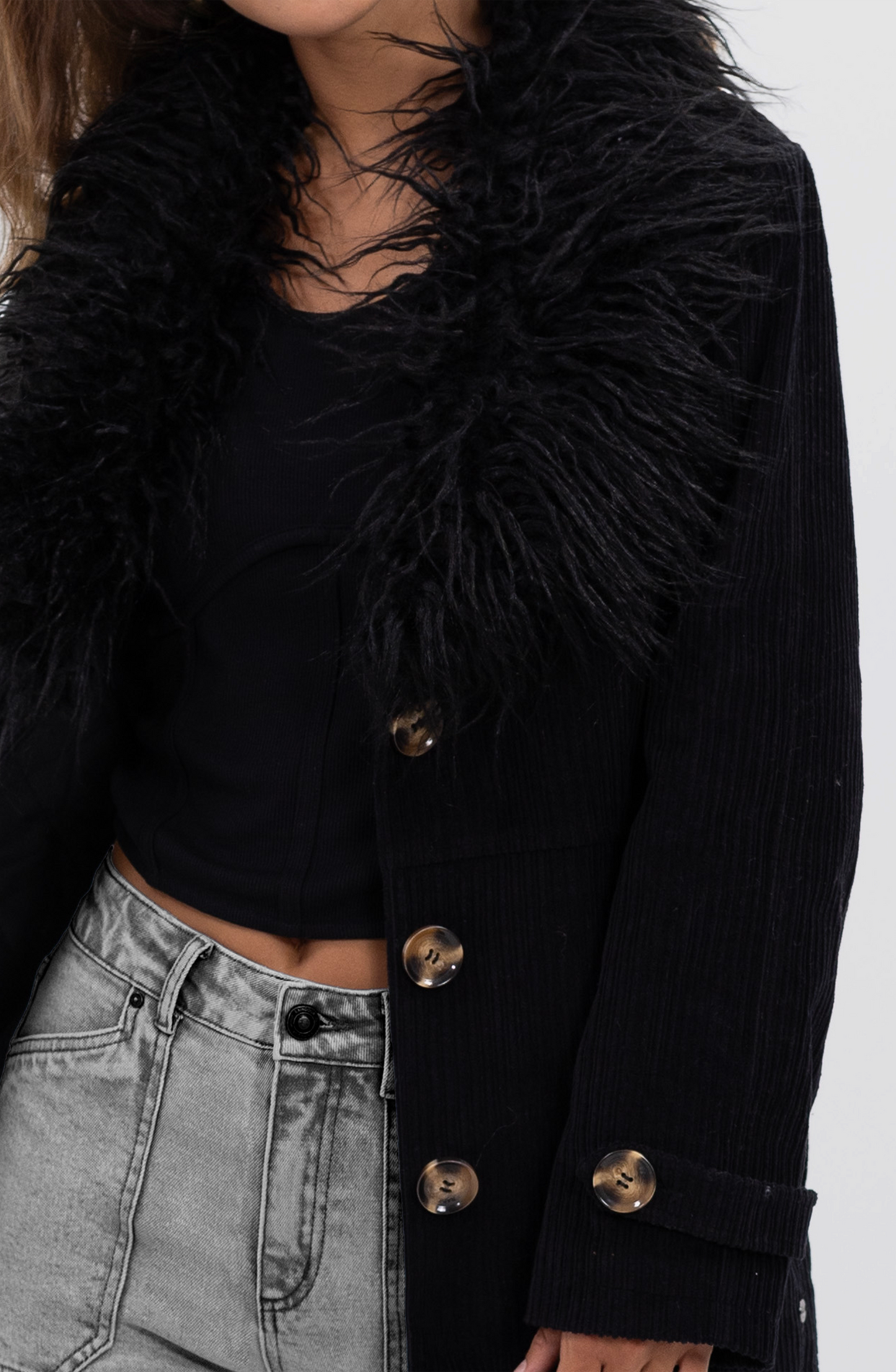 Campera Bohemian Black