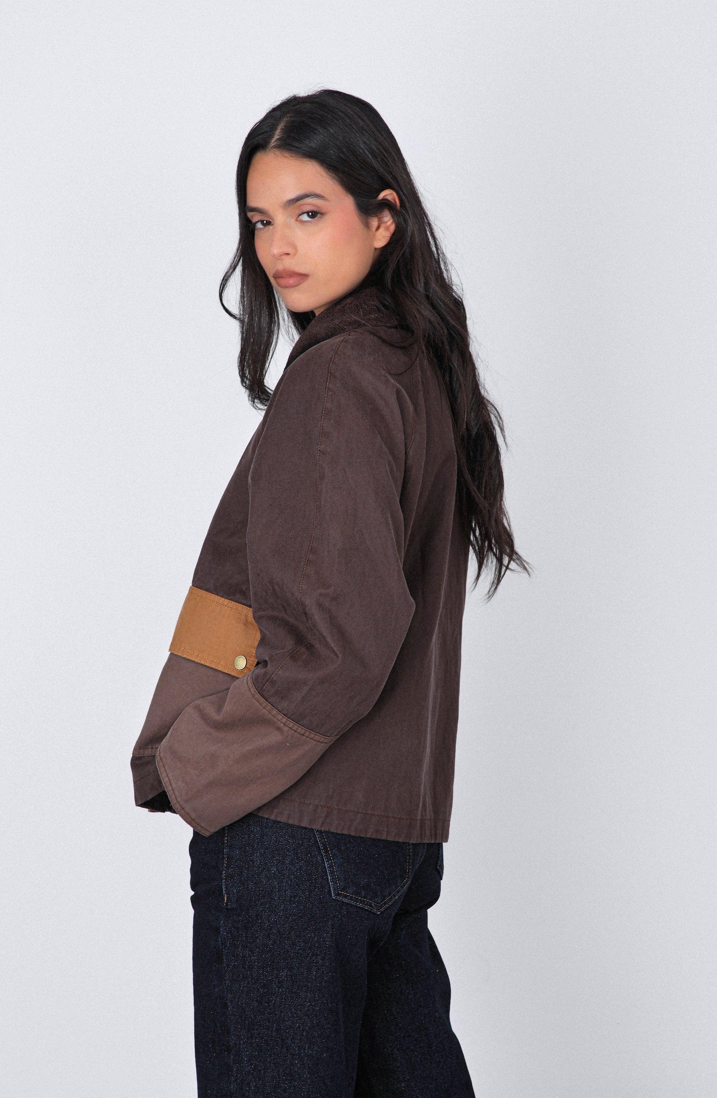 Campera Encerada Brown