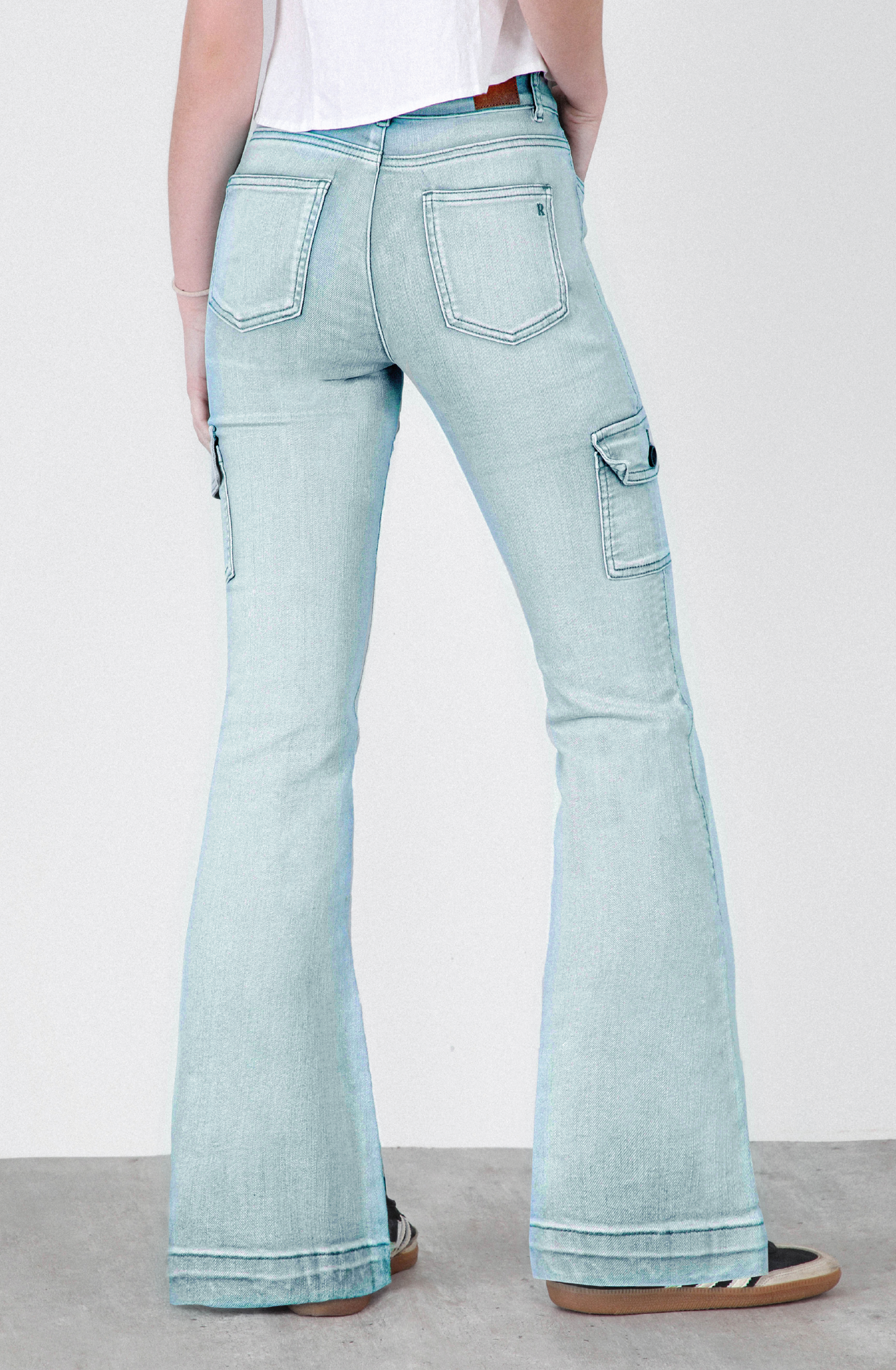 Pants Flare Green