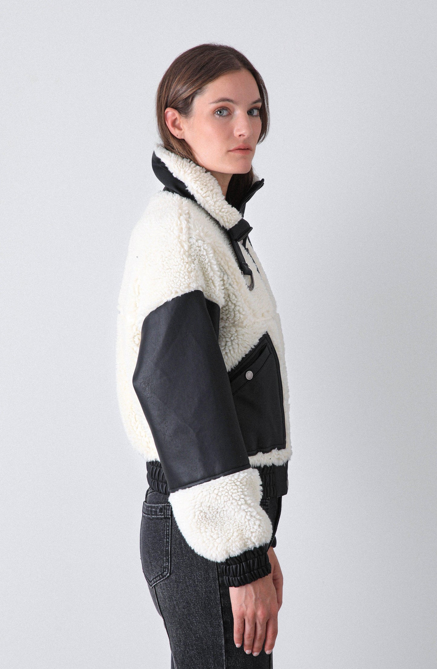 Corderito Pu Sherpa Bone