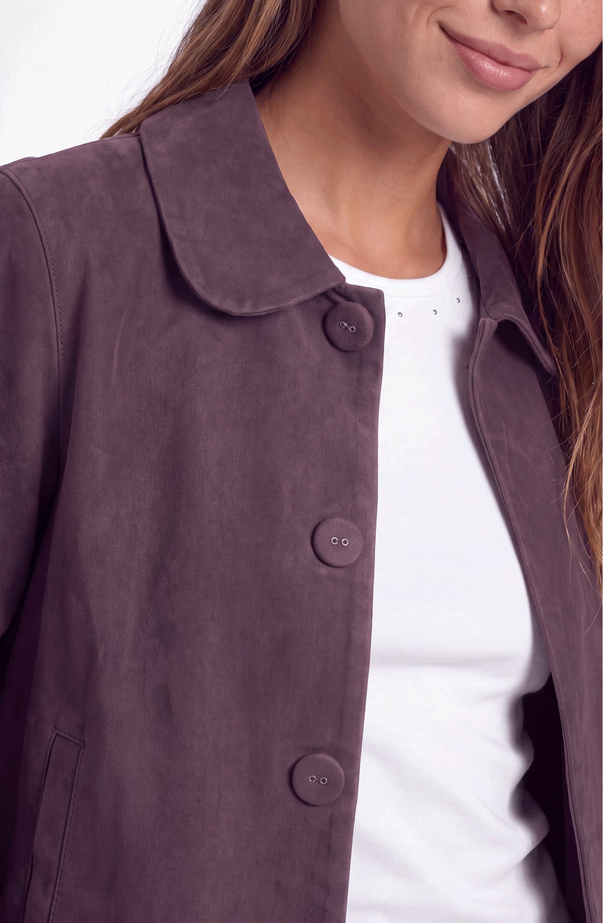 Campera Cuello Bebé Purple