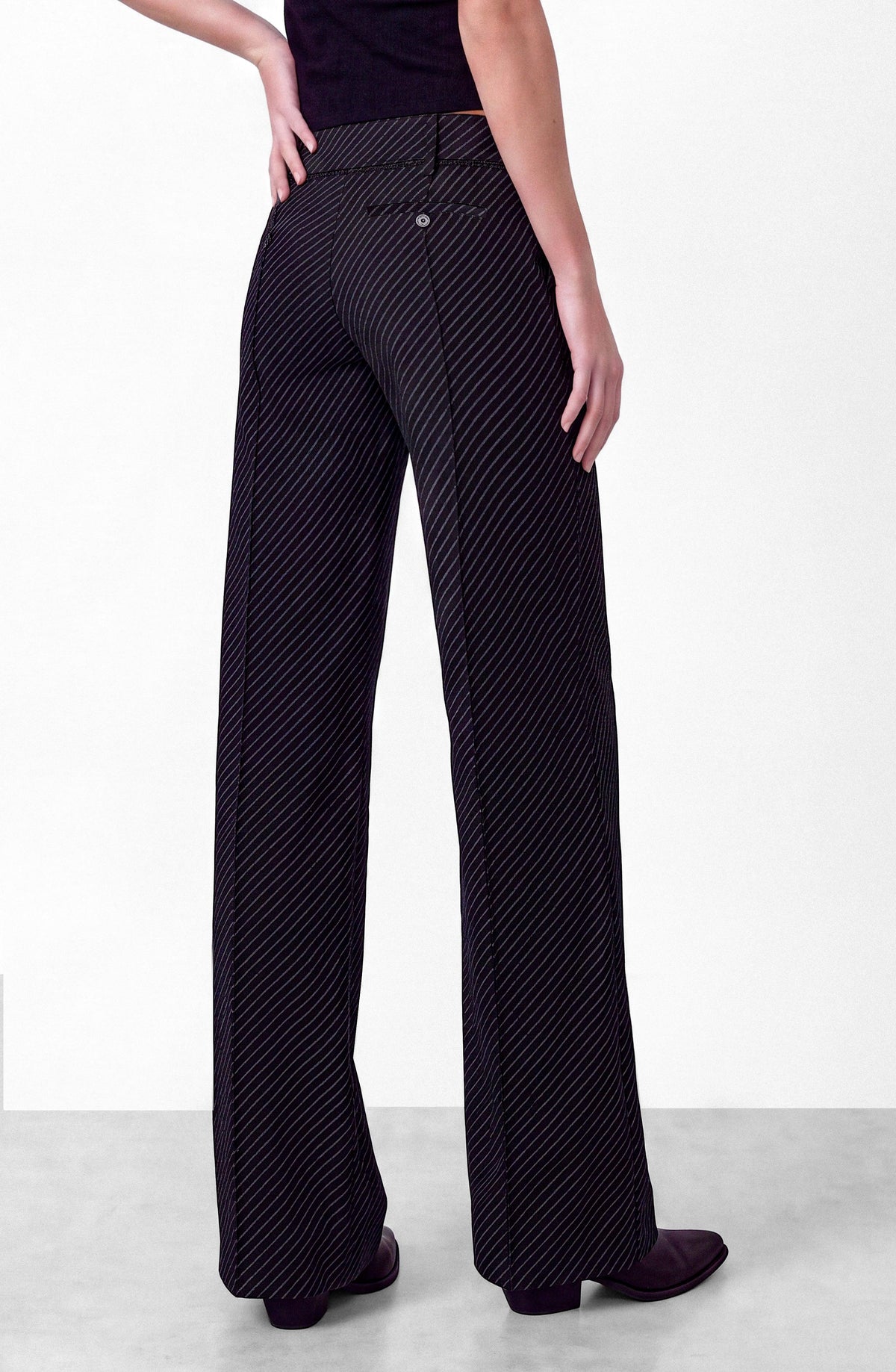 Pantalón Sastrero Rayas Black