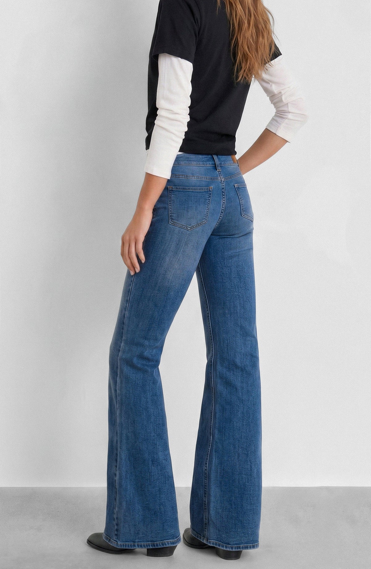 Pantalón Pretina Botones Blue