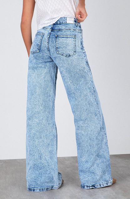 Pantalón Corte Pierna Blue
