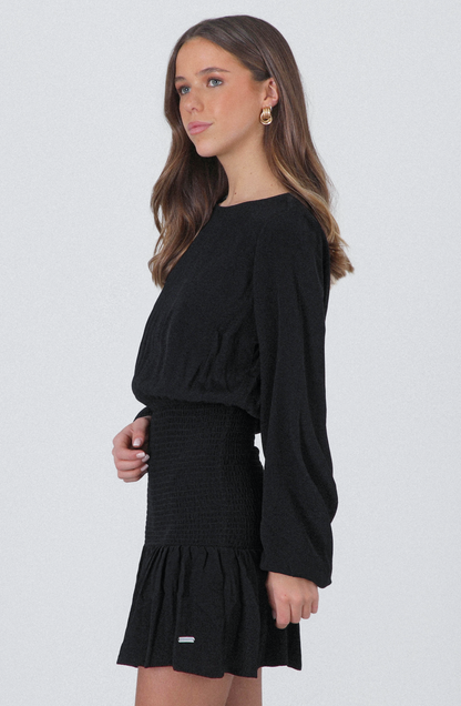 Vestido Panal Black