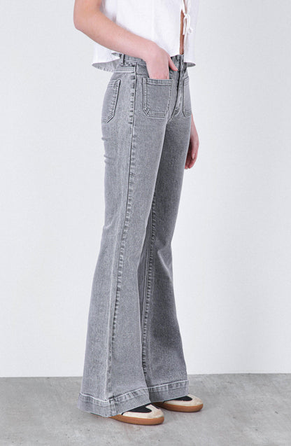 Pantalón Flare Grey R