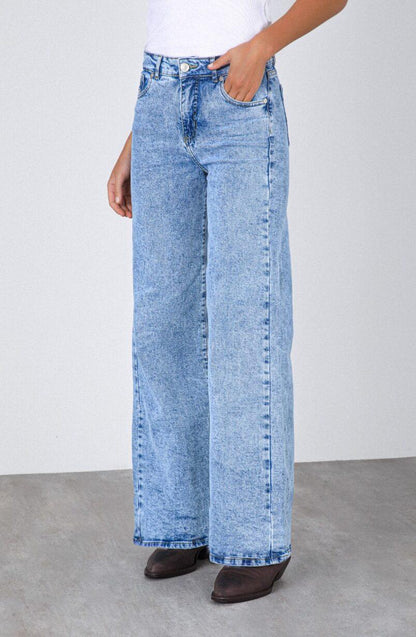 Pantalón Ojal Back Pocket Blue