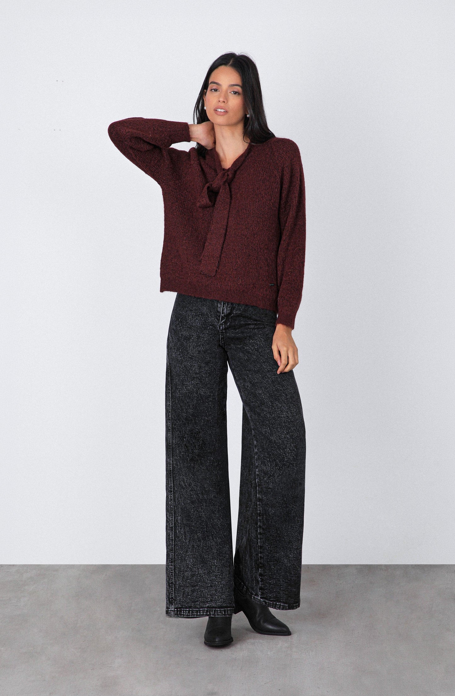 Pantalón Pretina Ojal Black