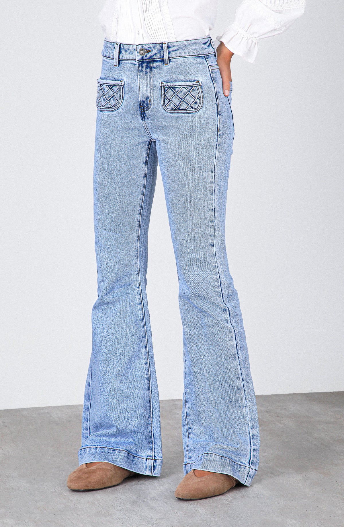 Pantalón Pocket Nudos Blue