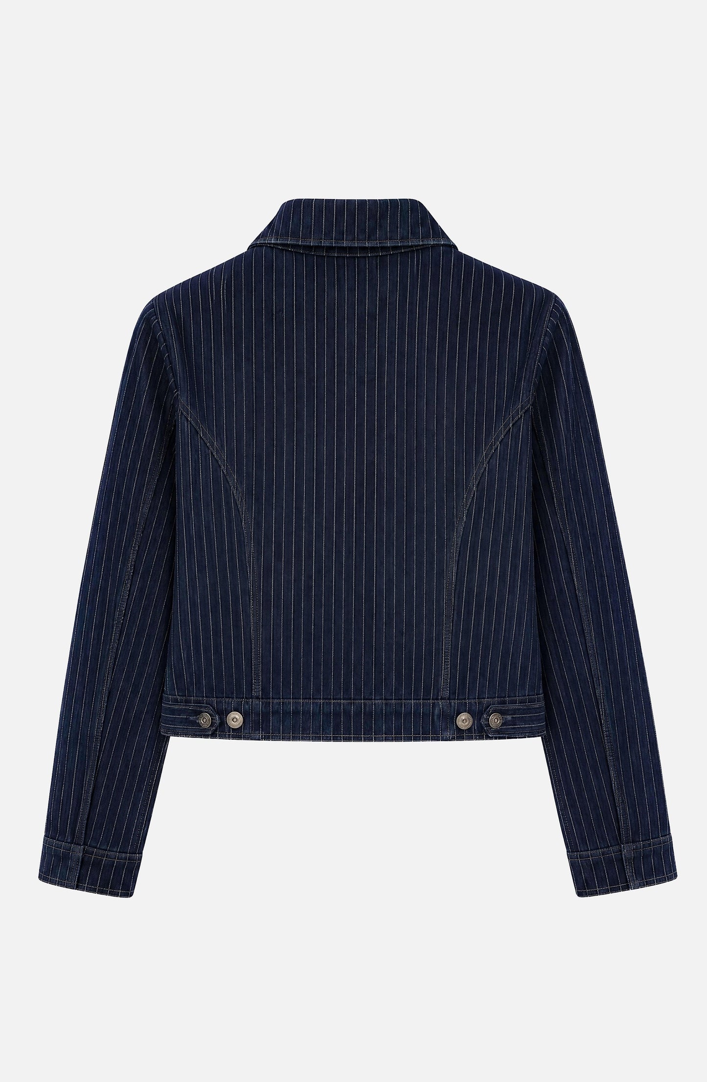 Campera Denim Rayas Indigo